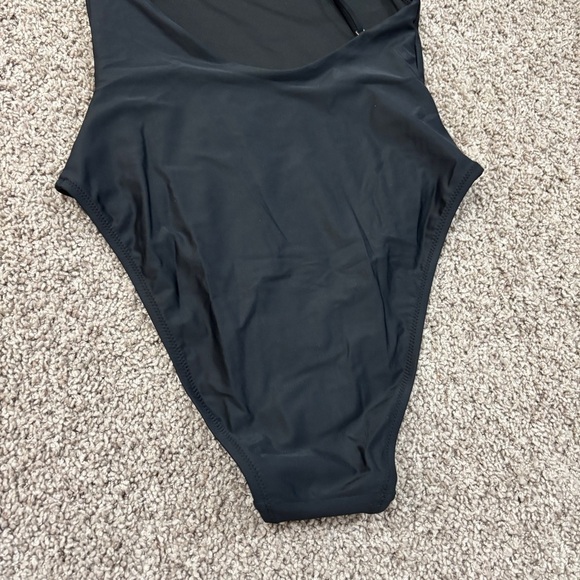 Madewell One-Shoulder One-Piece Swimsuit black small - Picture 8 of 12